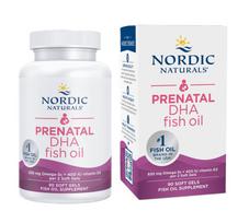 Prenatal DHA, 830mg Omega-3 + 400 IU D3 Unflavored - 90 softgels - Nordic Naturals