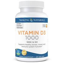 Vitamin D3, 1000 IU Orange - 120 softgels - Nordic Naturals