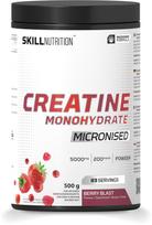 Micronised Creatine Monohydrate Flavoured, Berry Blast - 500g - Skill Nutrition