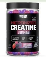 Micronized Creatine Gummies, Blackberry Strawberry Dual Flavor Mix - 60 gummies