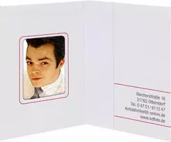 Nuotraukų rėmelis 1x100 Daiber Folders balti matiniai 45x65 mm