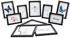 Nuotraukų rėmelis Nielsen Design Nielsen 10er rėmo rinkinys juodas Resin Mobile Rack 8999176