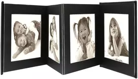 Nuotraukų rėmelis Deknudt Leporello juoda 8x13x18 8 nuotraukos A66DC2 8PH