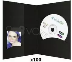 Nuotraukų rėmelis 1x100 Daiber aplankai su CD archyvu, 10x15, juodi