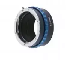 „Novoflex“ adapteris „Nikon F“ objektyvas su „Fuji X“ fotoaparatu