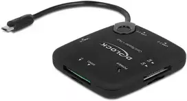 Delock mobilusis kortelių skaitytuvas OTG SD + Micro SD išmaniesiems telefonams
