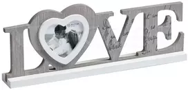 Nuotraukų rėmelis Walther Love 8x7,7 Mediena portretinė pilka YF199D