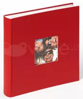Walther Design Gmbhco Albumas WALTHER FA-208-R Fun red 30x30/100psl, balti lapai | kampučiai/lipdukai | knyginio rišimo | viršelyje keičiama nuotrauka