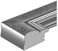 Nuotraukų rėmelis walther design CR040B Barock 30x40cm, medinis, juodas