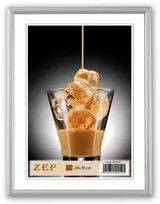 Nuotraukų rėmelis ZEP Basic sidabrinis 20x30 aliuminio rėmas AL1S4