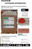 Fujifilm EOL EnviroPrint Developer MP60 AC 50L (pakeista į 992918 EnviroPrint Developer Replenisher MP60-73-80 AC 50L)