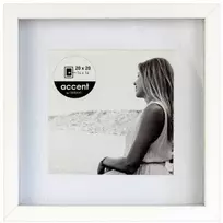 Nuotraukų rėmelis Nielsen Design Nielsen Aura balta 20x20 Mediena įsk. Passepartout 1115001