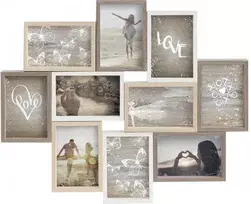 Nuotraukų rėmelis Ramka Nielsen Design Collage na 10 zdjęć 10x15, drewniana (8999345)