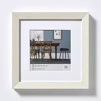 Nuotraukų rėmelis Walther Fiorito baltas 30x30 mediena, įsk. Passepartout EF330W