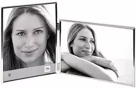 Nuotraukų rėmelis Walther Chloe sidabras 2x13x18 1x vertikalus 1x horizontalus WD118S