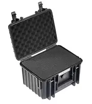 B&W International B&W Outdoor Case Type 2000 juodas su išpjautu putplasčio įdėklu