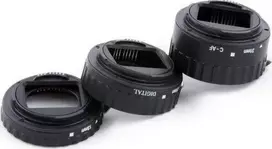 Objektyvas „MeiKe“ prailginimo žiedai „Canon“ fotoaparatams su AF ir ekspozicijos perkėlimu ECONO