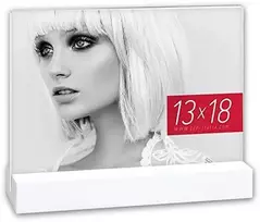 Nuotraukų rėmelis ZEP Dresda Baltas 13x18 Akrilas w. medinis pagrindas AQ657W