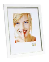 Nuotraukų rėmelis Deknudt S46AF1 13x18 Derva balta w. sidabras