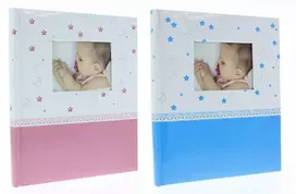 Gedeon Albumas GED DBCS20 SLEEPY 24x29/40psl | Rožinis - rožiniai lapai | kampučiai/lipdukai| knyginio rišimo | max 10x15 80