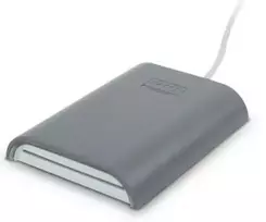 HID OMNIKEY 5422 13.56MHZ dvigubos sąsajos bekontaktis USB intelektualiųjų kortelių skaitytuvas, žemo dažnio, pilka