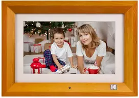 Nuotraukų rėmelis Kodak LED HD 10" RDPF-1020WBW medinė rūda