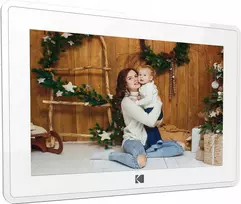 Nuotraukų rėmelis skaitmeninis rėmelis Kodak LED HD 10 "WiFi 10GB RCF- 106 Baltas