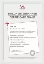 Nuotraukų rėmelis Walther Trendstyle 21x29,7 Dervos balta DIN A4 KP130W