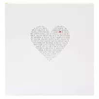 Albumas GOLDBUCH 08080 Love 30x31/60psl balti lapai, kampučiai/lipdukai, knyginio rišimo [V]