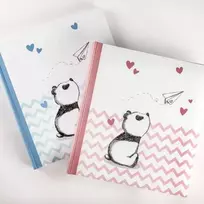 Walther Design Gmbhco Albumas WALTHER Little Panda 28x30,5/50psl, balti lapai | kampučiai/lipdukai | knyginio rišimo