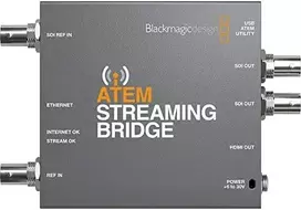 Objektyvas Blackmagic Design ATEM srautinio perdavimo tiltas