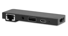 Jungčių stotelė LMP USB-C Planšetė Dock 4K 5 Port, pilka