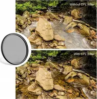 K&F Concept klasikinis plonas MC CPL poliarizuojantis filtras (58 mm) KF01.1437