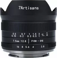 Objektyvas 7Artisans 7.5mm F2.8 II M43
