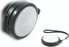 MENNON Wb objektyvo dangtelis, skirtas 62 mm baltos spalvos balanso objektyvui
