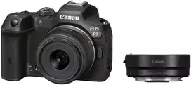 Canon EOS R7 + RF-S 18-45mm F4.5-6.3 IS STM(F/4.5-6.3 IS STM) + Mount Adapteris EF-EOS R