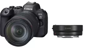 Canon EOS R6 Mark II + RF 24-105mm f/4L IS USM + Mount Adapteris EF-EOS R
