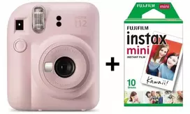 Fujifilm Momentinis fotoaparatas instax mini 12 BLOSSOM Rožinis+instax mini glossy (10pl)