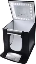 Fotografijos studija - Caruba Nešiojamas Photocube LED 60x60x60cm Reguliuojamas su fono medžiagomis