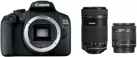 Canon EOS 2000D + EF-S 18-55mm IS STM + EF-S 55-250mm IS STM