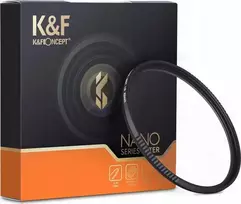 K&F Concept HD Juodas Mist 1/8 77mm