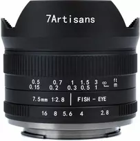 Objektyvas 7Artisans 7.5mm F2.8 II Sony E