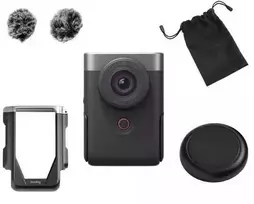 Canon PowerShot V10 Advanced Vlogging Kit Sidabrinė