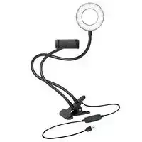 Žiedinė lempa LogiLink Išmanusis telefonas-uchwyt do lampy pierścieniowej DM 8.5cm