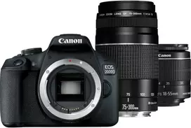 Canon EOS 2000D + EF-S 18-55mm IS STM + EF-S 75-300mm III