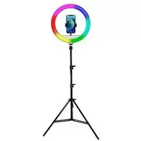 Žiedinė lempa Powerton WPRL2RGB 13'', RGB LED