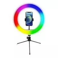 Žiedinė lempa Powerton WPRL1RGB 10 ", RG