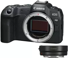Canon EOS R8 + Mount Adapteris EF-EOS R
