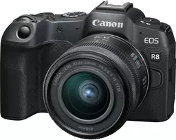 Canon EOS R8 + RF 24-50mm IS STM + Mount Adapteris EF-EOS R