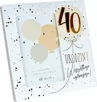 Nuotraukų rėmelis Langelis KUKARTKA Box Moments RM-054 Gimtadienis 40